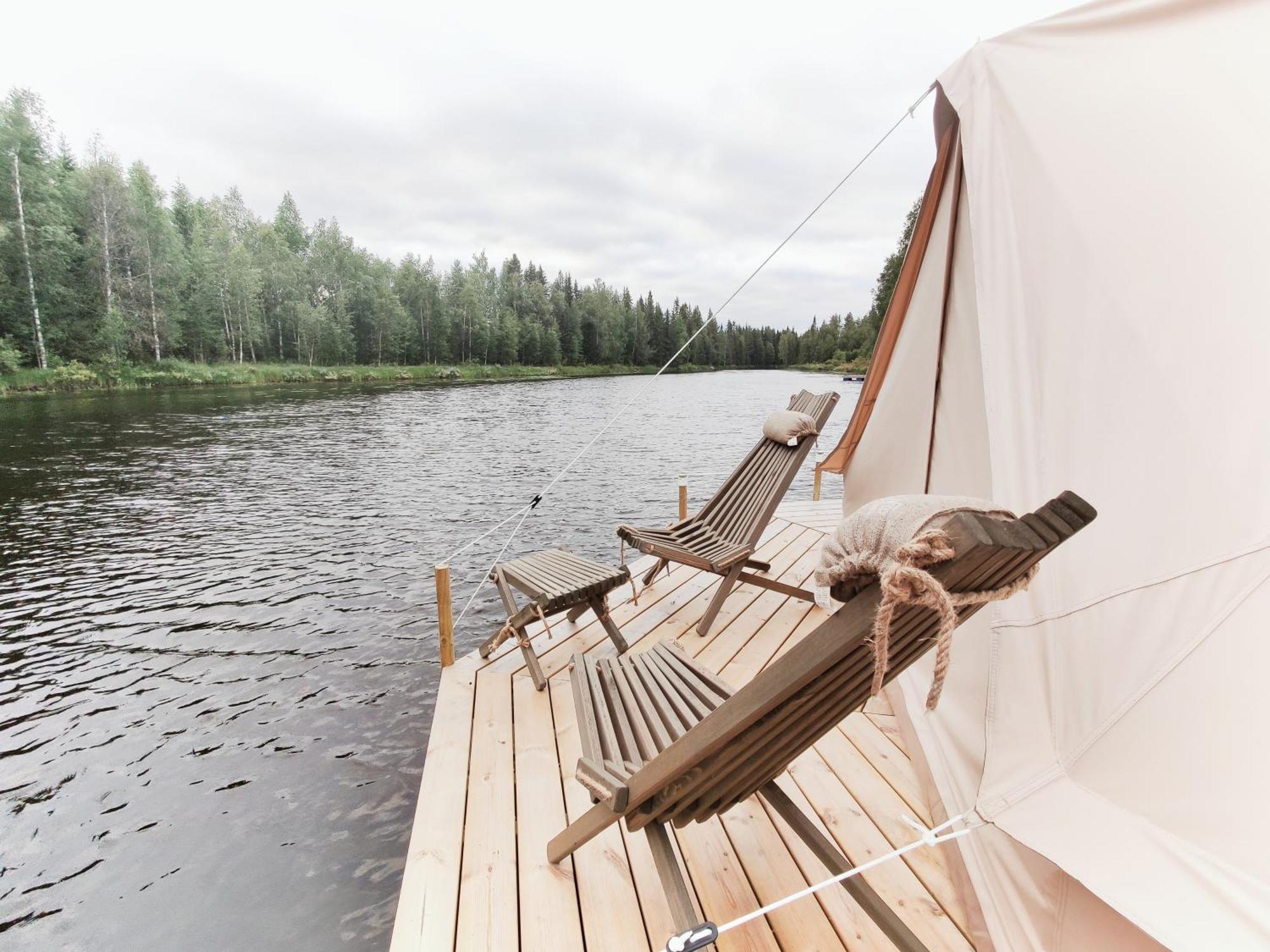 Langforsen Glamping & Lapland Experience Hotel Lapptrask Kültér fotó