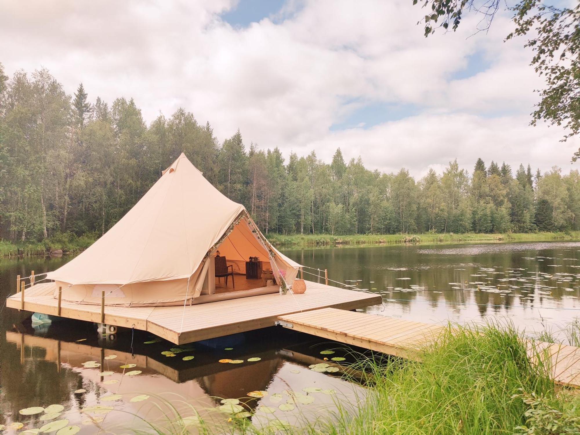 Langforsen Glamping & Lapland Experience Hotel Lapptrask Kültér fotó